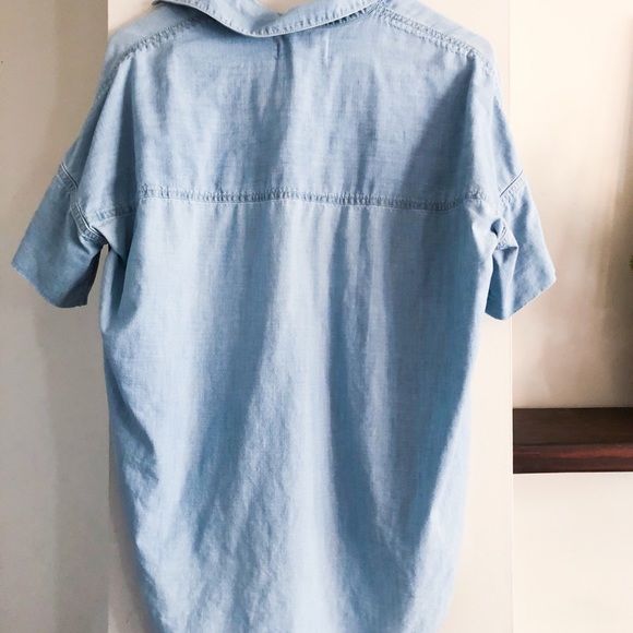 Madewell Blue Denim Top - Picture 5 of 6